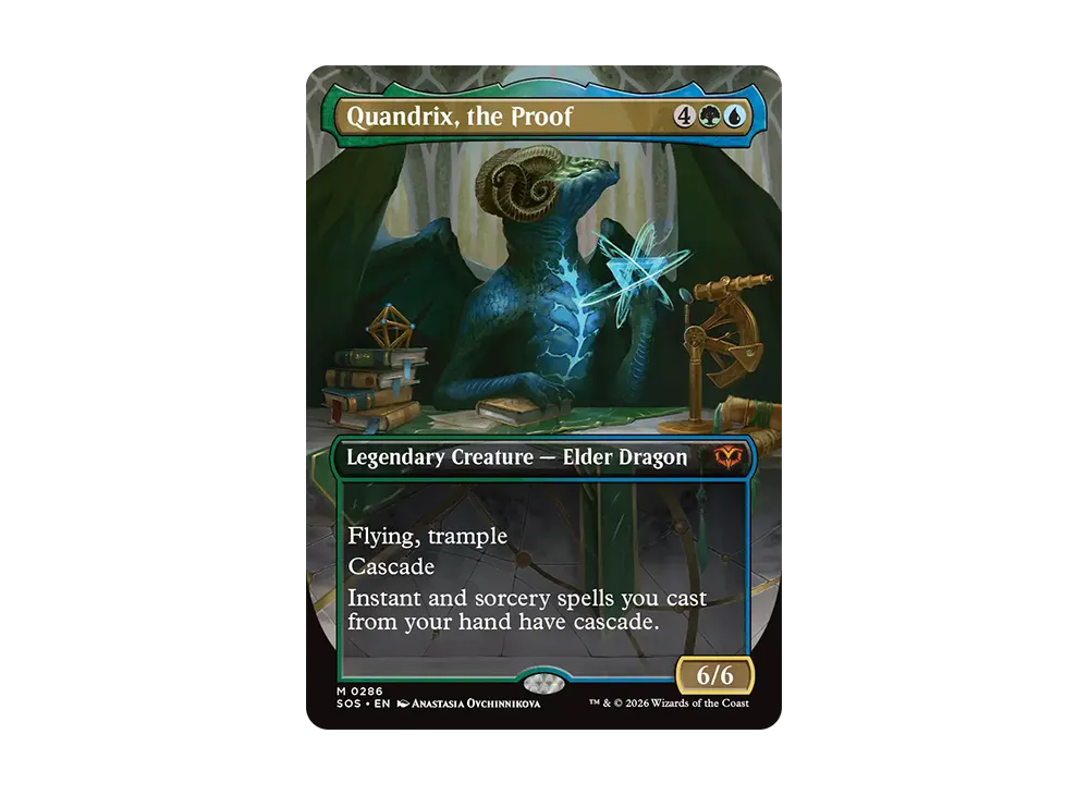 Quandrix, the Proof M :Foil :Borderless [SOS 0286][EN](Collector Booster  "Secrets of Strixhaven") | SNKRDUNK