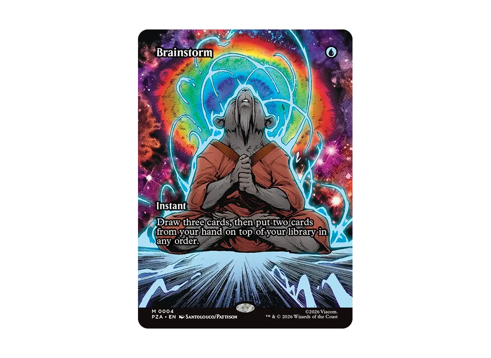 Brainstorm M :Foil :Borderless [PZA 0004][EN](Collector Booster