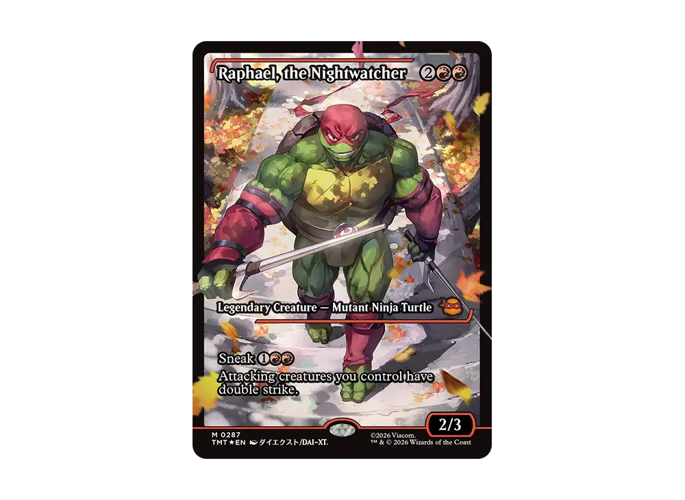 Raphael, the Nightwatcher M :Foil [TMT 0287][EN](Collector Booster "Teenage  Mutant Ninja Turtles") | SNKRDUNK
