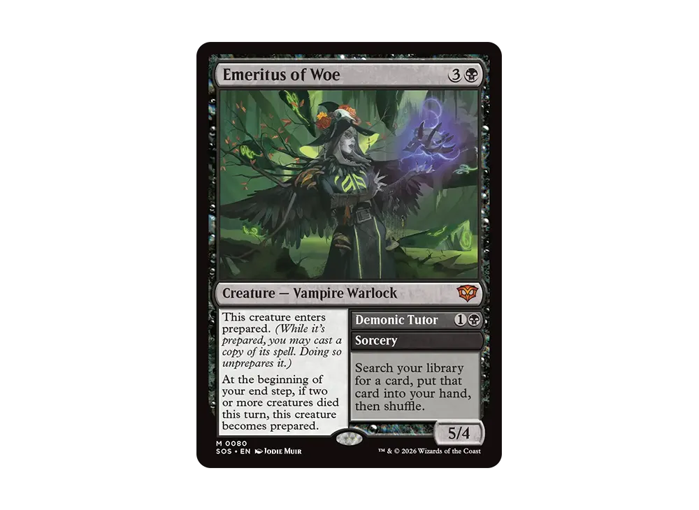 Emeritus of Woe M :Foil [SOS 0080][EN](Collector Booster "Secrets of  Strixhaven") | SNKRDUNK