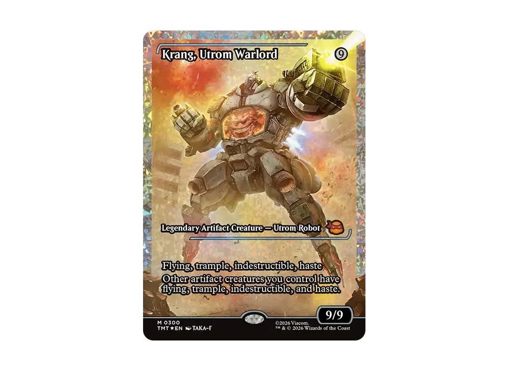 ユートロムの武人、クランゲ M :フォイル [TMT 0300]【英語版】(コレクター・ブースター「ミュータント タートルズ」)
