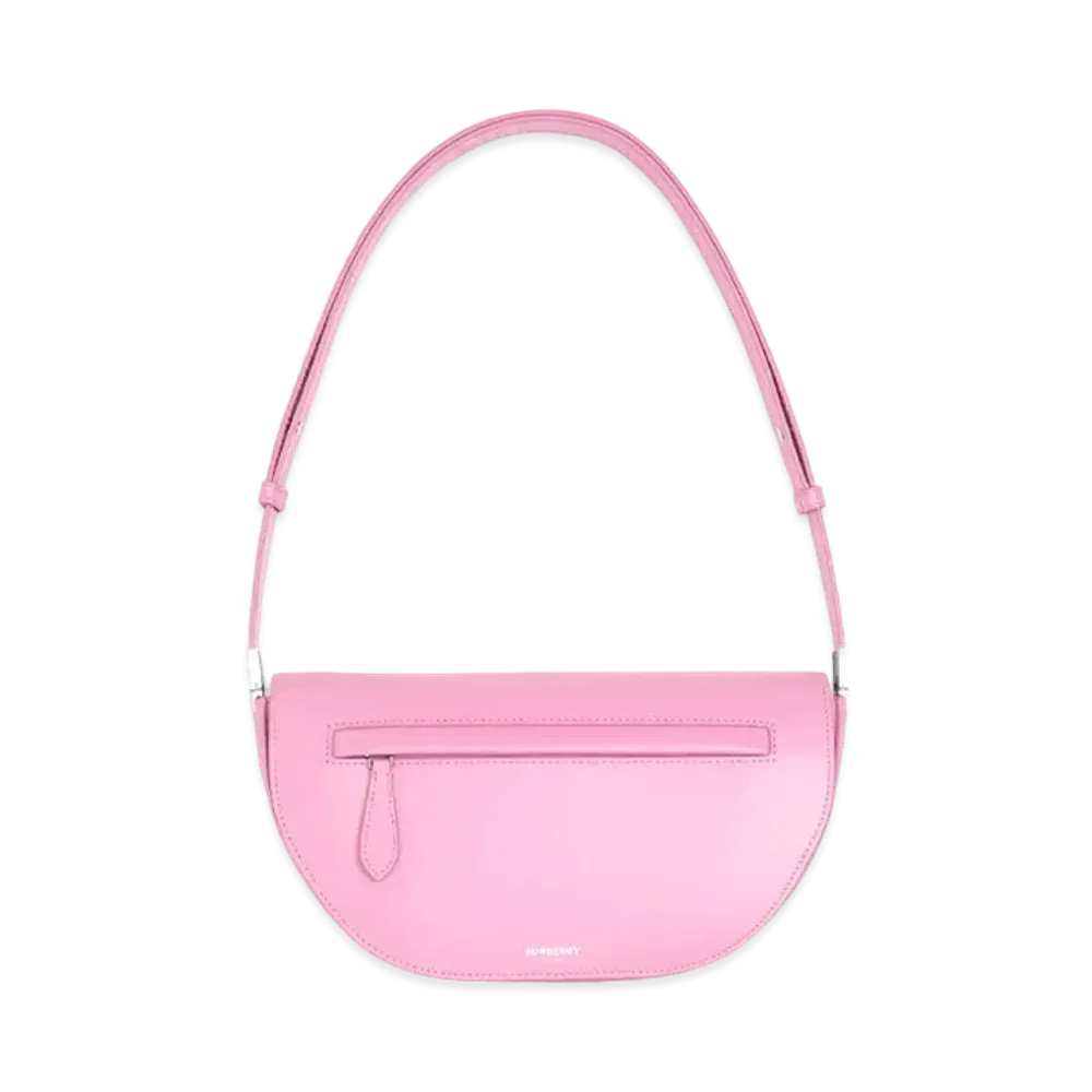 Burberry Small Leather Olympia Bag "Primrose Pink"