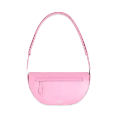 Burberry Small Leather Olympia Bag "Primrose Pink"