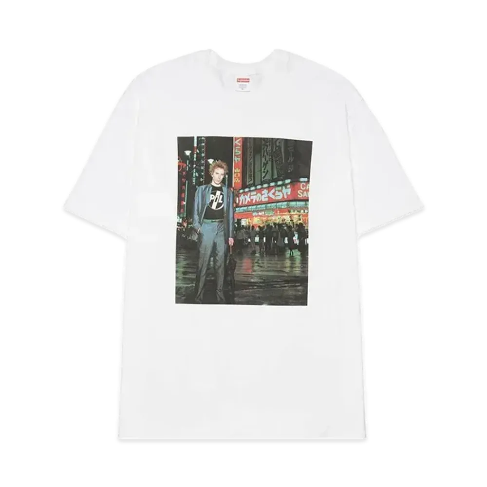 Supreme x PiL Live In Tokyo Tee "White"