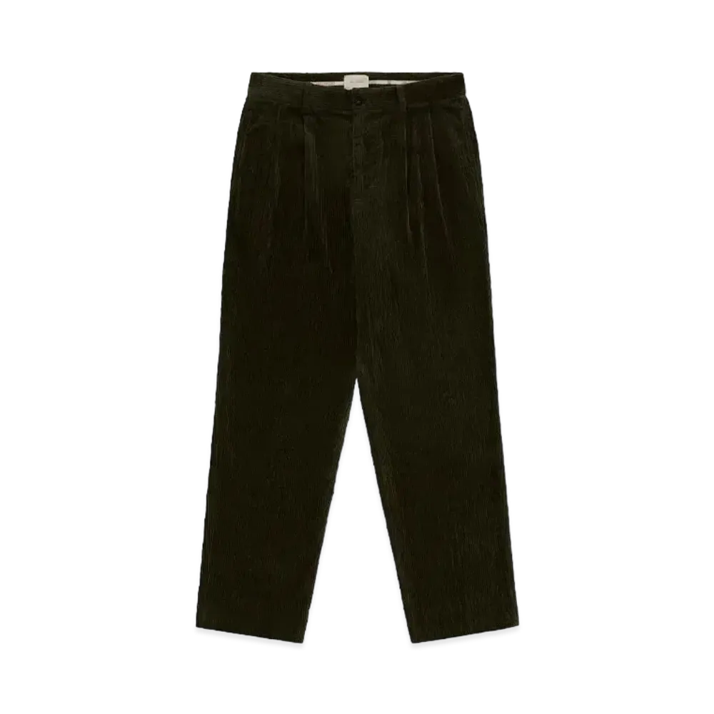 Aime Leon Dore Double Pleated Corduroy Pant "Green"
