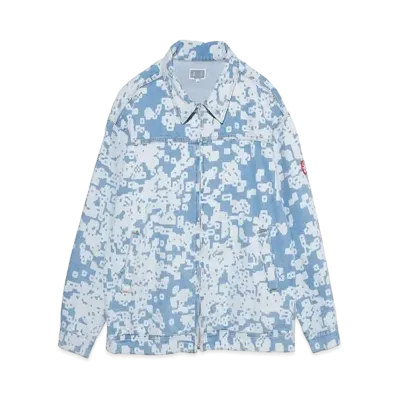 Cav Empt (C.E) NOISE WASHED DENIM JACKET "Blue"