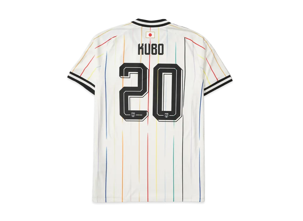 adidas Soccer Japan 2026 Away Authentic Jersey #20 Takefusa Kubo "OffWhite/Black"