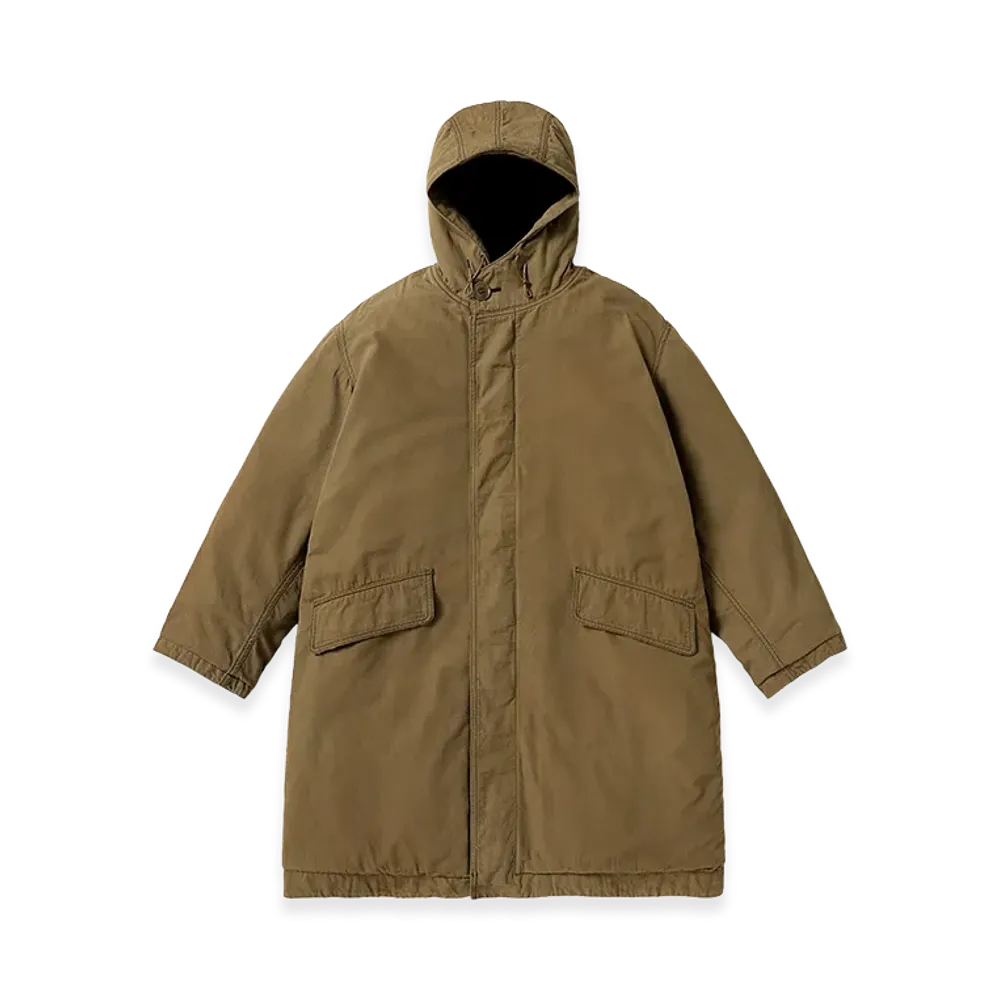 A.PRESSE Vintage Washed Wool US Navy N-2 Deck Coat "Beige"