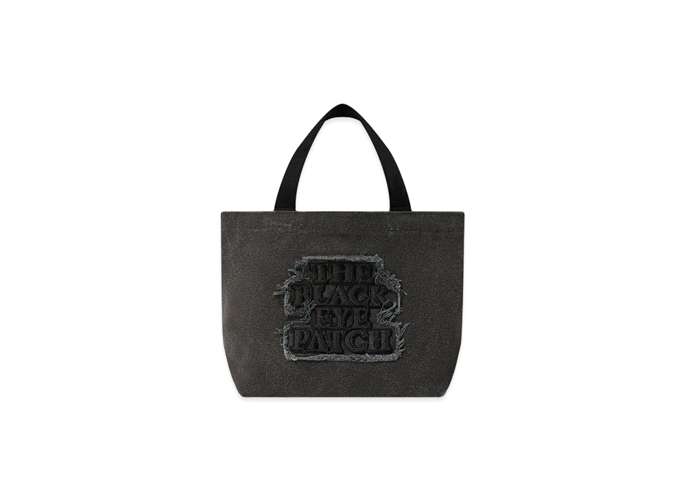 BlackEyePatch OG Label Applique Small Tote "Black"