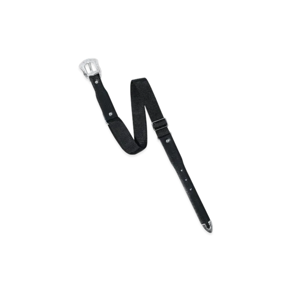 TOGA TOO Leather Nylon Belt "Black"