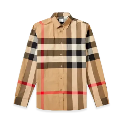 Burberry Somerton Oversized Check Shirt "Check"