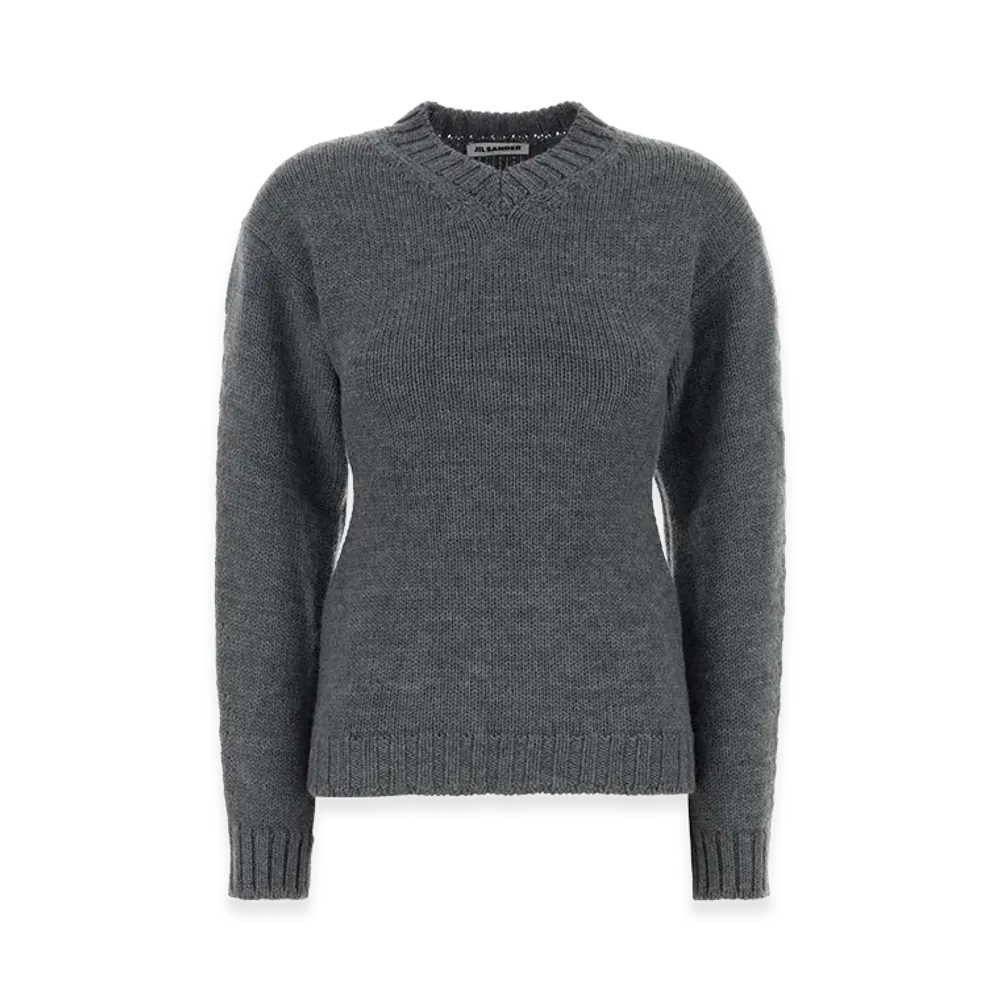 Jil Sander Women's Wool Sweater "Gray"