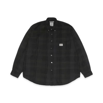 Stussy x Our Legacy Work Shop Check Shirt "Overdyed Green Check"