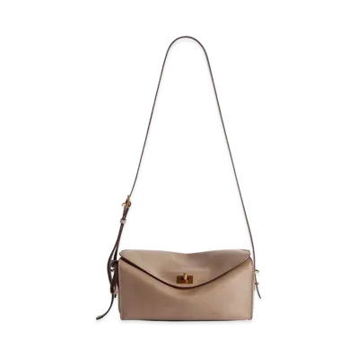 BALENCIAGA Le 7 Shoulder Bag Medium "Biscuit"