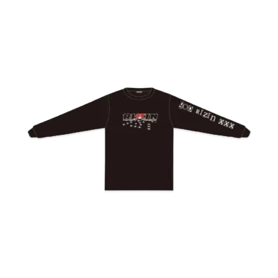 GOD SELECTION XXX x RIZIN Long Sleeve T-Shirt "Black"