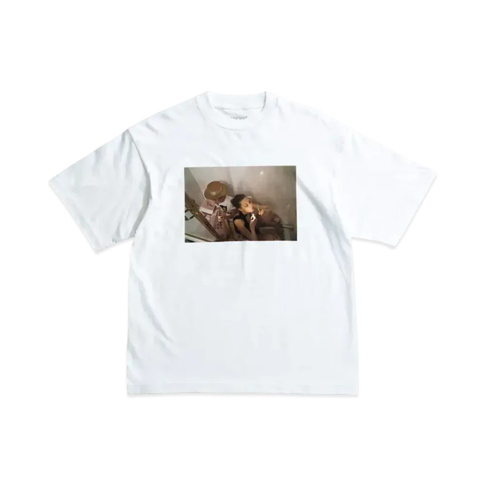 Ron Herman UNDER R x DAVID MUSHEGAIN Clara Christine & Lindsey Wixson Tee "White"