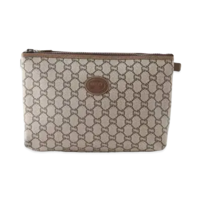 GUCCI GG Vintage Pouch "Beige"