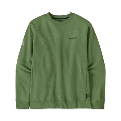 Patagonia Men's Fitzroy Icon Uprisal Crew Sweatshirt "Terrain Green"