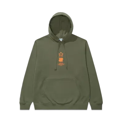 UNDEFEATED Star+Bars Hoodie "Olive"