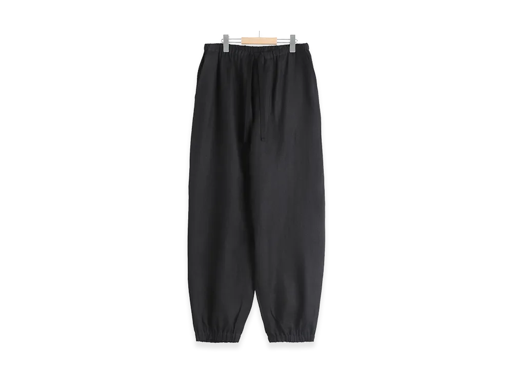 COMOLI Kanapa Drawstring Pants "Black"