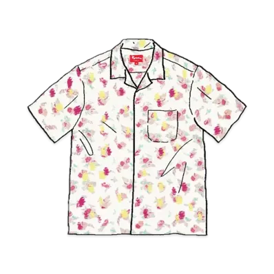 Supreme Floral Rayon S/S Shirt "White"