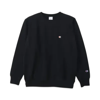 Champion Reverse Weave Crew Neck Sweatshirt 25SS "Midnight Black"