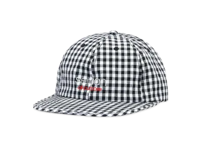 SEDAN ALL-PURPOSE Classic Logo Cotton Linen Cap "Gingham Plaid"