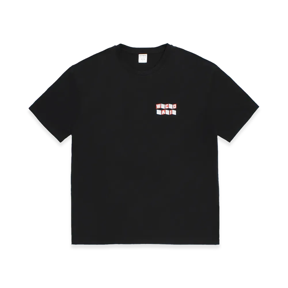 WACKO MARIA Washed Heavy Weight T-Shirt "Black"
