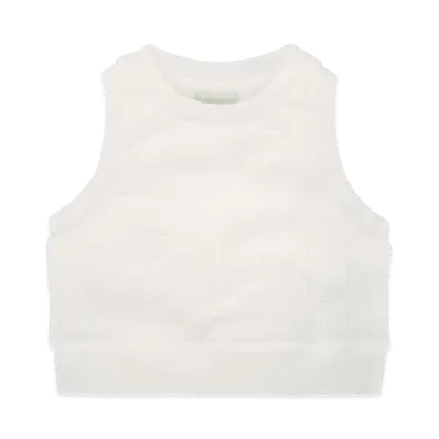 FENDI Kids Spugna FF Vest "White"