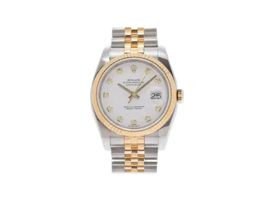 ROLEX Datejust 10P Diamonds "White/Stainless Steel/Yellow Gold"