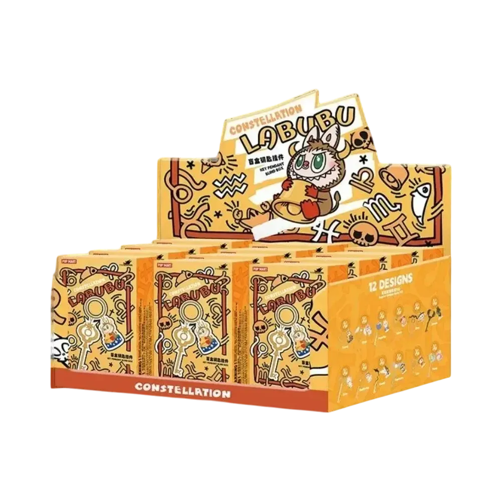 POP MART THE MONSTERS LABUBU Constellation Series Key Pendant Set [Assortment Box]