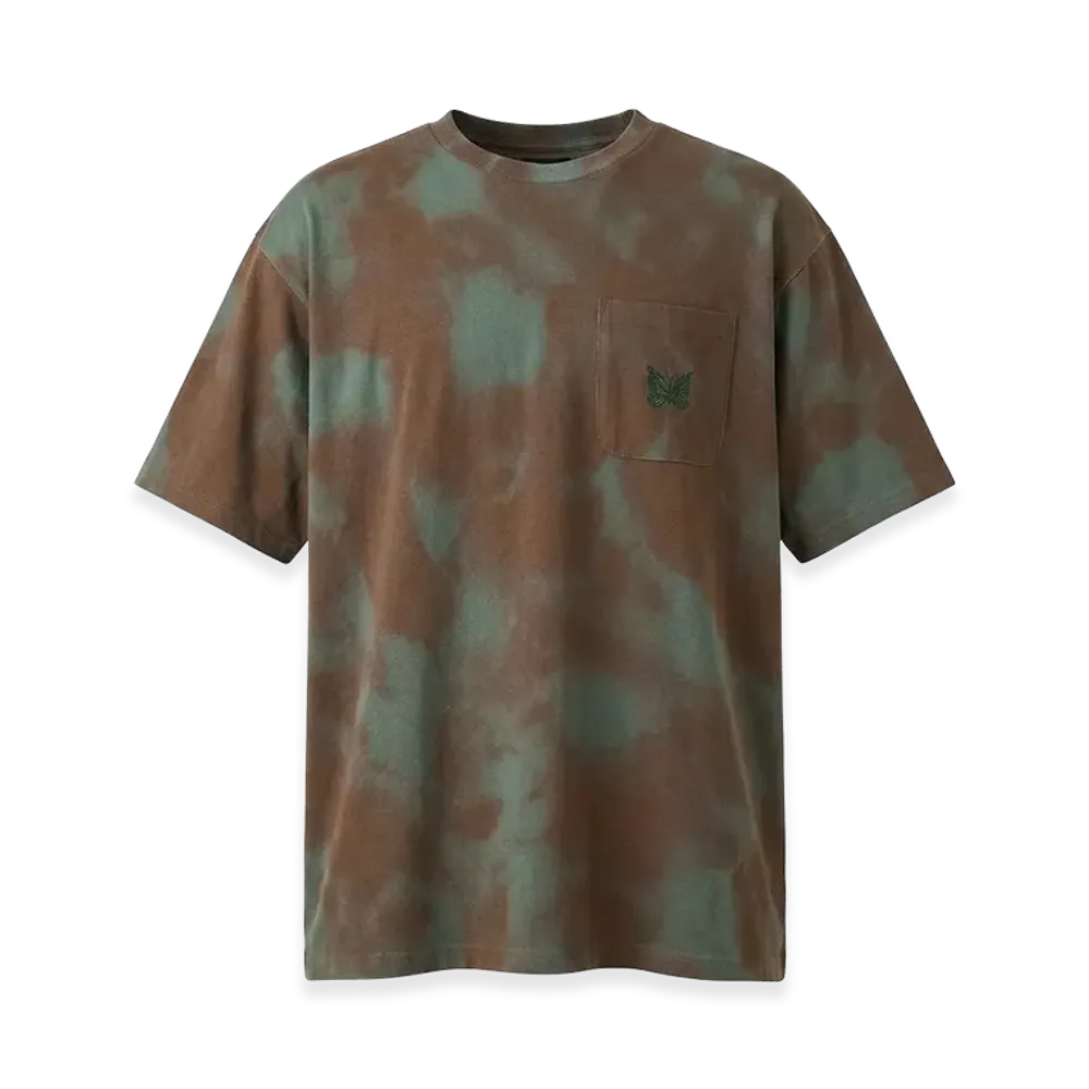 NEEDLES x STUDIOUS Tie Dye S/S Tee "Brown"