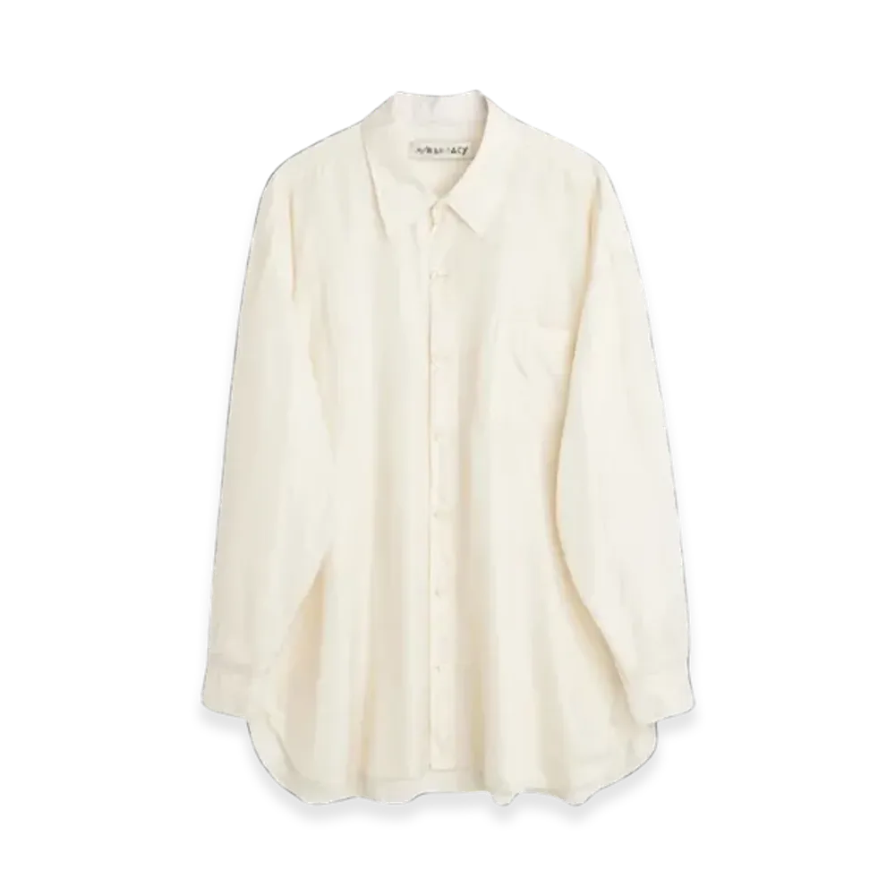 OUR LEGACY Darling Shirt Cotton Silk "Champagne"