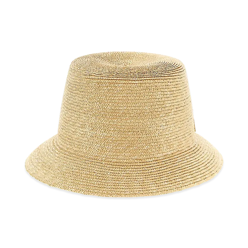 Saint Laurent Cassandre Straw Hat "Beige"