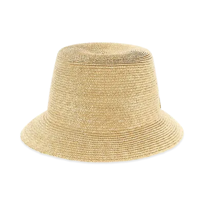Saint Laurent Cassandre Straw Hat "Beige"