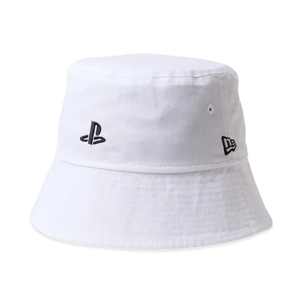 NEW ERA x PlayStation Bucket 01 Sailor Brim Family Mark "White"
