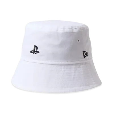 NEW ERA x PlayStation Bucket 01 Sailor Brim Family Mark "White"