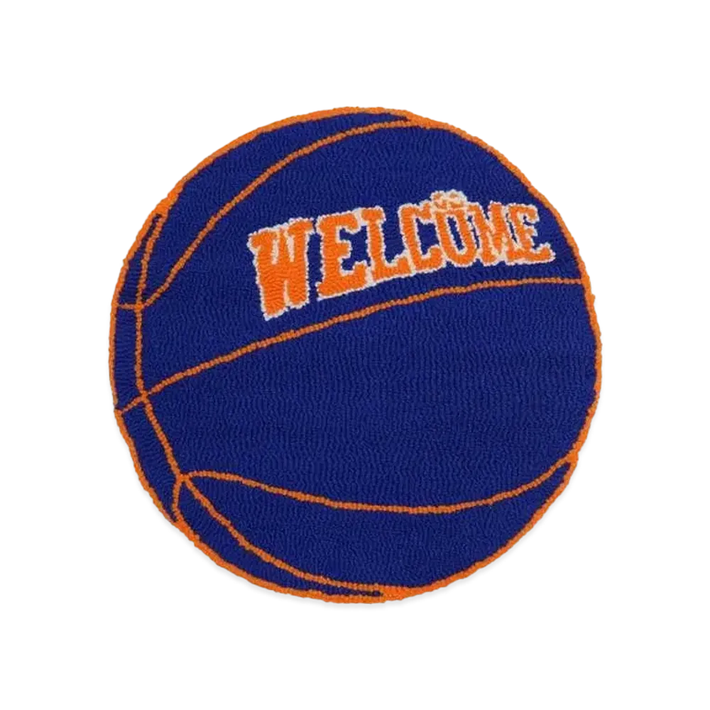 HYPE DROP x RISA Tufting Rug BASKET BALL "BLUExORANGE"