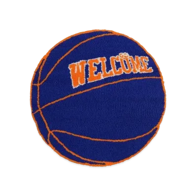 HYPE DROP x RISA Tufting Rug BASKET BALL "BLUExORANGE"