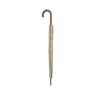 Burberry Check Nylon Umbrella "Archive Beige"