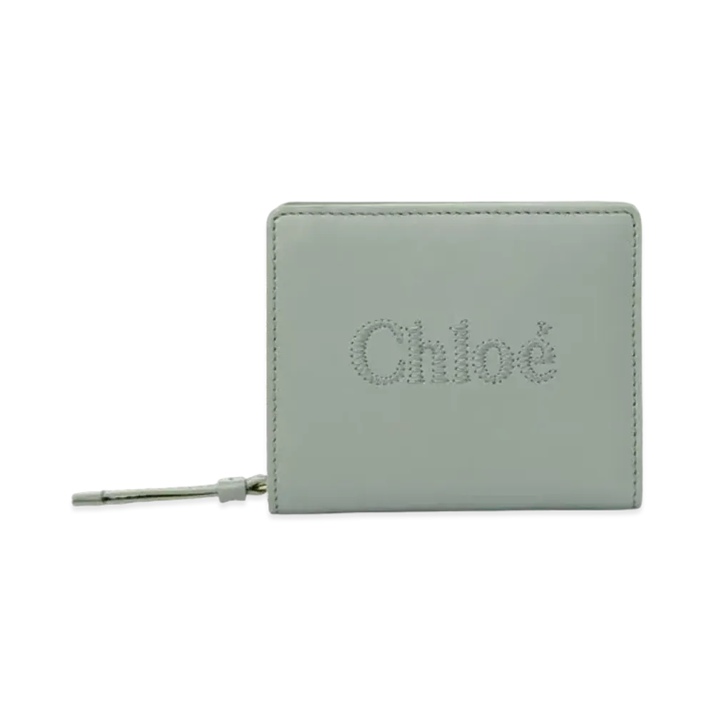 Chloe Sense Compact Wallet "Bay Green"