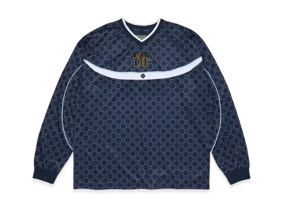DENIM TEARS Shooting Shirt "Navy"