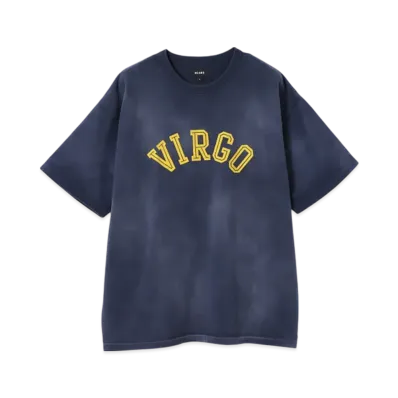 BEAMS Fade College Tee "Navy"