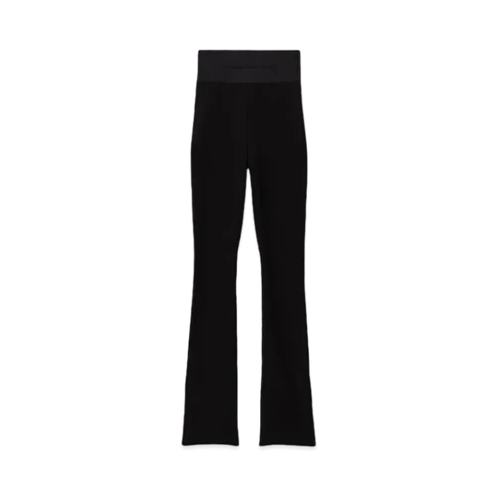 Alexander Wang Logo Waistband Bootcut Pants "Black"