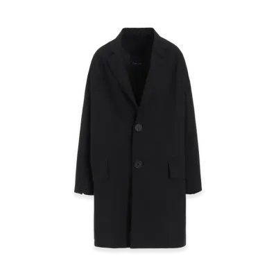 Yohji Yamamoto R-Cocoon Coat "Black"