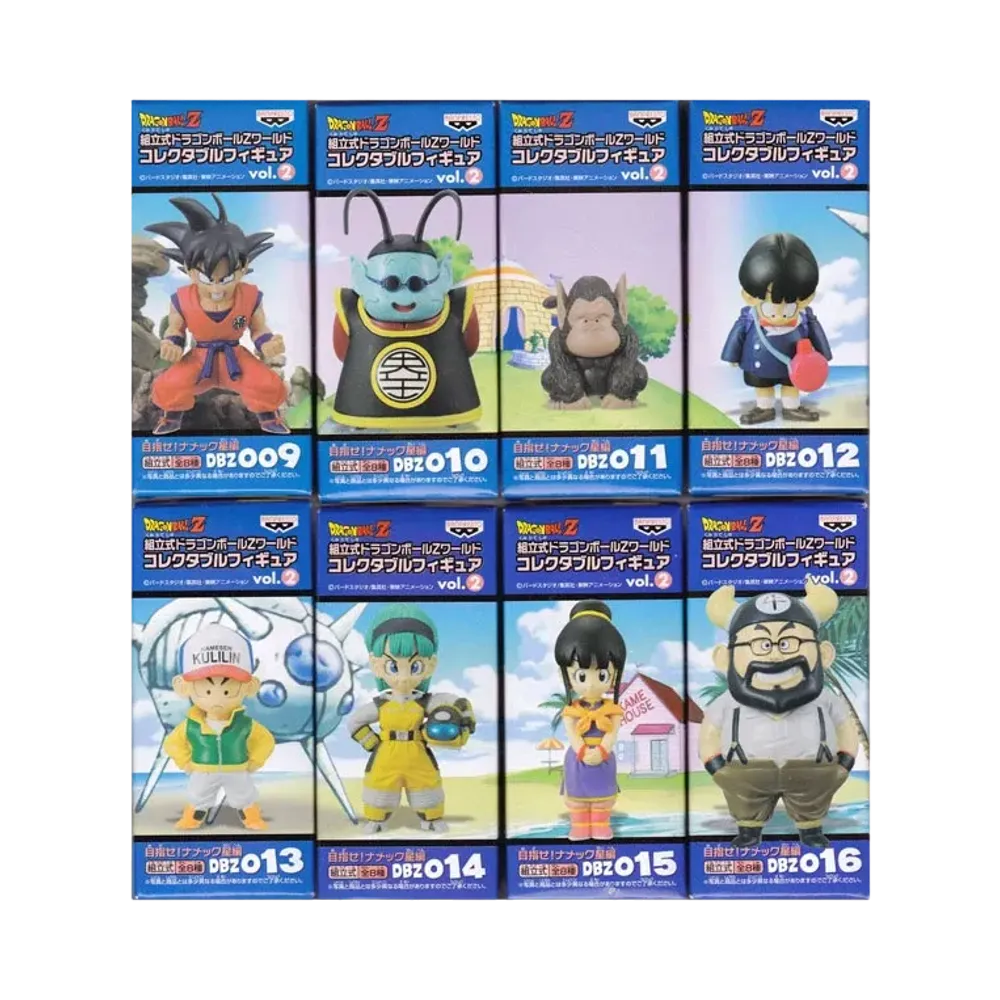 Banpresto Assembly Dragon Ball Z World Collectable Figure Vol.2 Destination ! Namek Complete 8 Piece Set