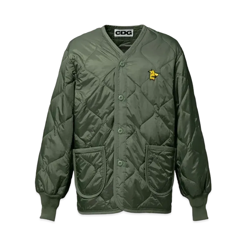 Comme des Garcons Pokemon Liner Jacket With Emblem "Olive"