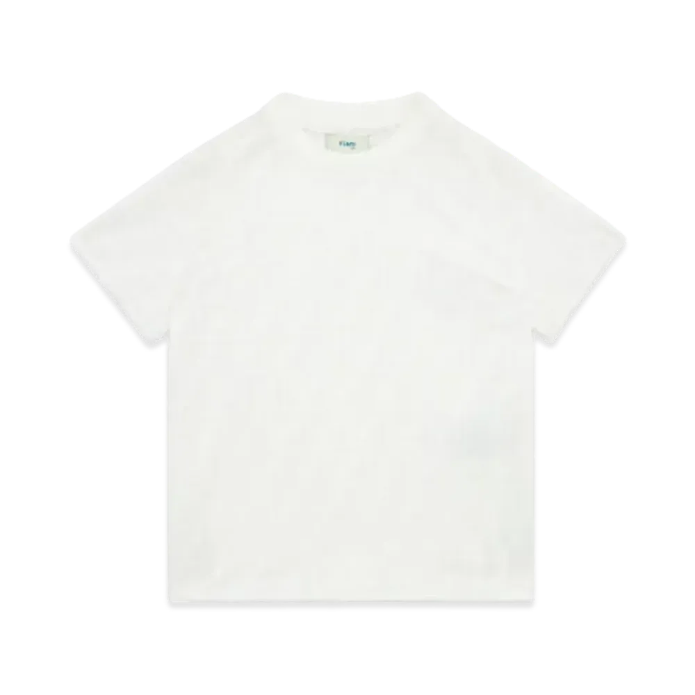 FENDI Kids T-Shirt Jersey FF "White"