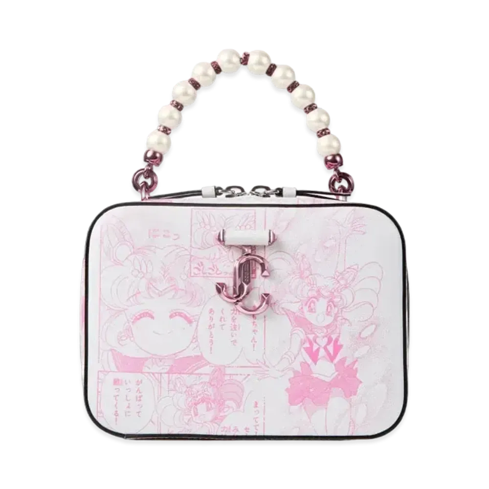 Jimmy Choo x Pretty Guardian Sailor Moon Sailor Chibi Moon Avenue Vanity Bag (Not Includes Packs of Collector Cards)
