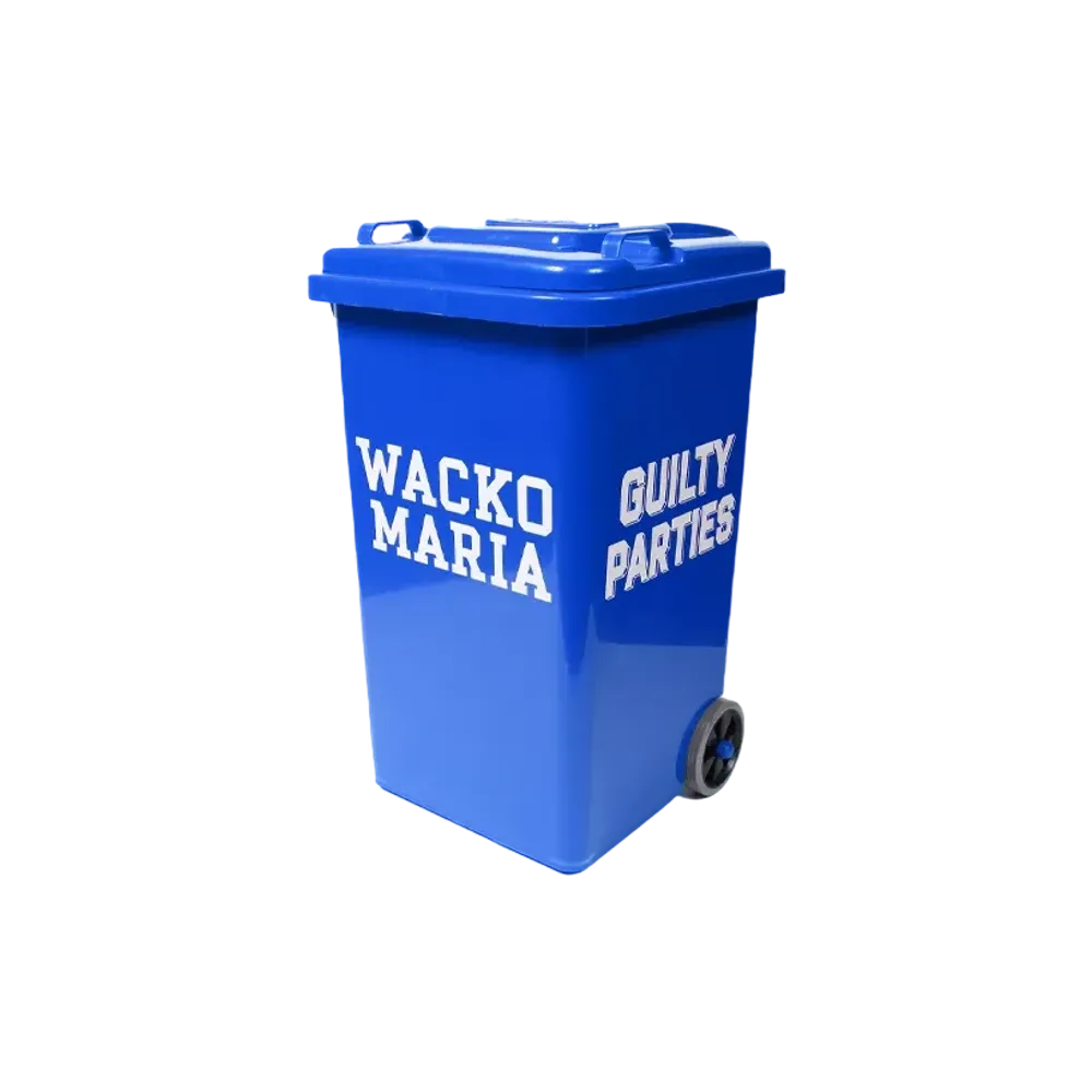 WACKO MARIA Trash Can (Large) "Blue"